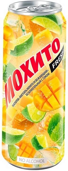 Напиток Мохито Фреш 0,45л ж/б  манго