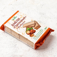 Вафли ВкусВилл 150г с фундуком