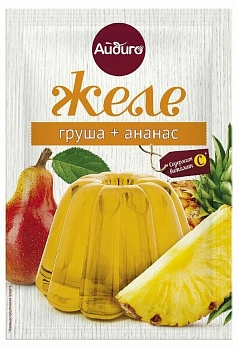 Желе Айдиго 50г груша+ананас