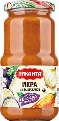 Икра из баклажанов Пиканта 450г