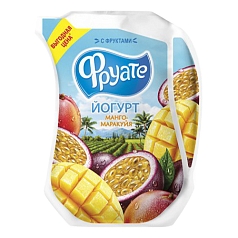Йогурт Фруате 1,5% 850г манго/маракуйя БЗМЖ
