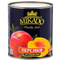 Персики Микадо 425г половинки