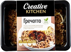Гречотто сливки/грибы/сыр 200г Корона Фуд СКИДКА 