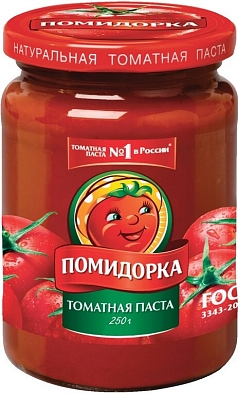 Томатная паста Помидорка 250г ст