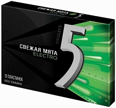 Жевательная резинка Ригли циклон 15,6г свежая мята