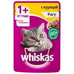 Корм Вискас 75г рагу курица