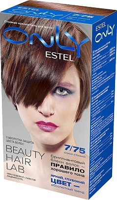 Краска для волос Эстель №7/71 коричневый перламутр