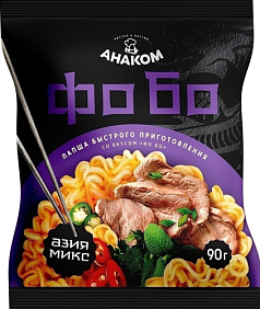 Лапша Анаком 90г брикет Фо Бо