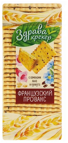 Крекер Французский прованс 200г семена льна