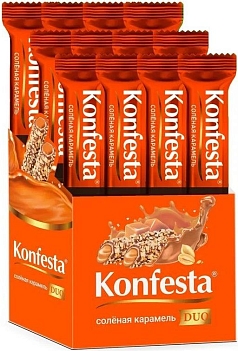 Конфета Конфеста Дуо 38г карамель