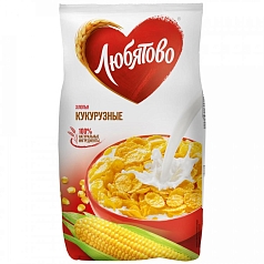 Готовый завтрак Любятово 300г м/у хлопья кукурузные