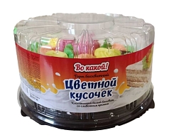 Торт Бисквитный кусочек 0,65кг Во-какой
