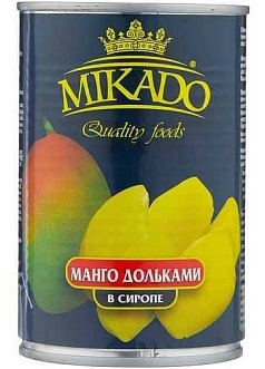 Манго Микадо 420г в сиропе ж/б