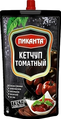 Кетчуп Пиканта 280г томатный м/у