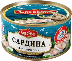 Сардина Голд Фиш 250г с д/м