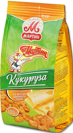 Кукуруза жареная От Мартина 100г двойной сыр