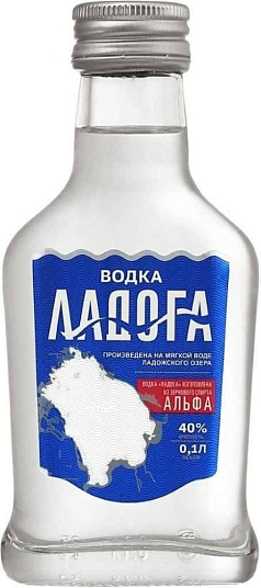 Водка Ладога 0,1л 40% 