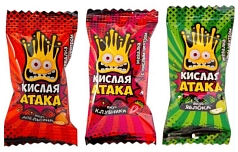 Конфета жевательная Кислая атака 1шт