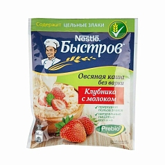 Каша Быстров овсяная 40г клубника