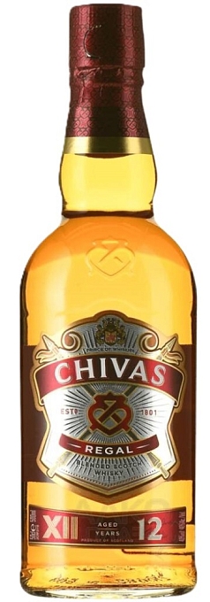 Виски Чивас Ригал 12лет 0,5л 40% 