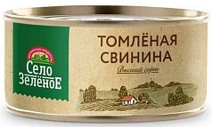 Свинина тушенная Село зеленое томленая 325г ж/б