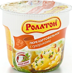 Пюре Роллтон 40г сухарики
