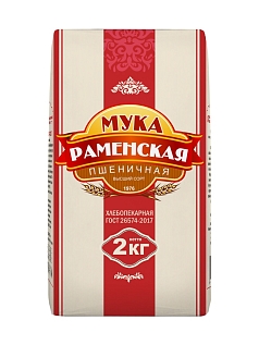 Мука Раменская пшеничная в/с 2кг