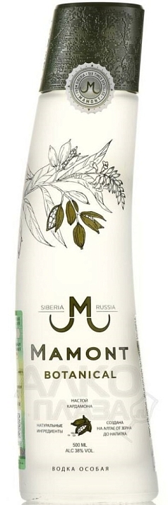 Водка Мамонт Ботаникал 0,5л 40%