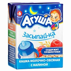 Кашка Агуша 200г овсянка/малина