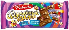 Шоколад Врывные пчелки 80г драже/взрывная карамель