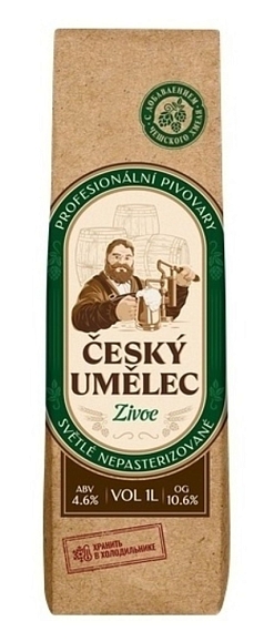 Пиво Чешский умелец 1л 4,6% живое