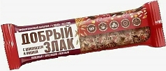 Батончик Добрый злак 19г молочный шоколад/вишня
