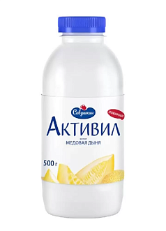 Напиток кисломолочный Активил 2% 500г медовая дыня БЗМЖ