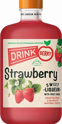 Ликер Дринкберри  0,5л 18% клубника Россия