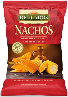 Чипсы кукурузные Деликадос Начос 150г оригинал