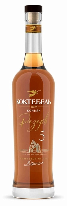 Коньяк Коктебель-Резерв 5 лет 0,5л