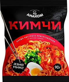 Лапша Анаком 90г брикет Кимчи