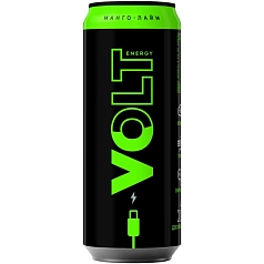 Тониз напиток Вольт 0,45л манго/лайма ж/б