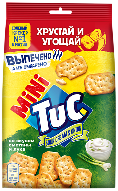 Крекер Тук мини 110г сметана/лук
