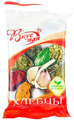 Хлебцы Вкус мая 100г ржаные с чесноком