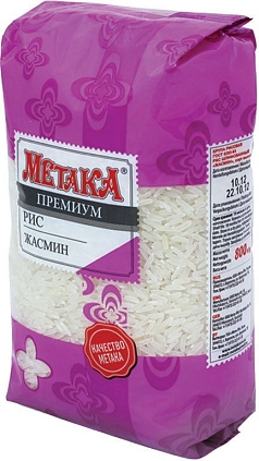 Крупа рис Метака 800г жасмин