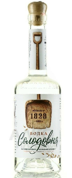 Водка Солодовня 0,5л 40% солодовая