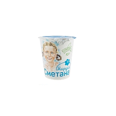Сметана Маруся 15% 300г БЗМЖ