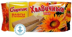 Вафли Спартак 72г халва