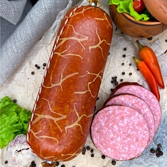 Сервелат Домашний из печи п/к 1кг Орские колбасы