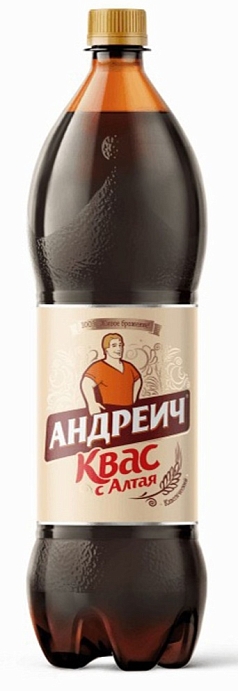 Квас Андреич 1,5 живого брожжения 