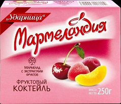 Мармелад Мармеландия 250г фруктовый коктейль