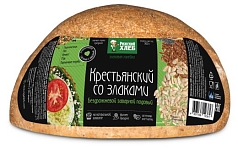 Хлеб Крестьянский со злаками 300г Рижский Хлеб