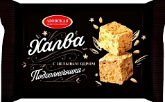 Халва Азовская 350г подсолнечная с ядром подсолнечника