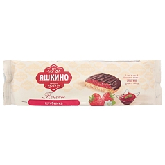 Печенье Яшкино 137г клубника СЗМЖ